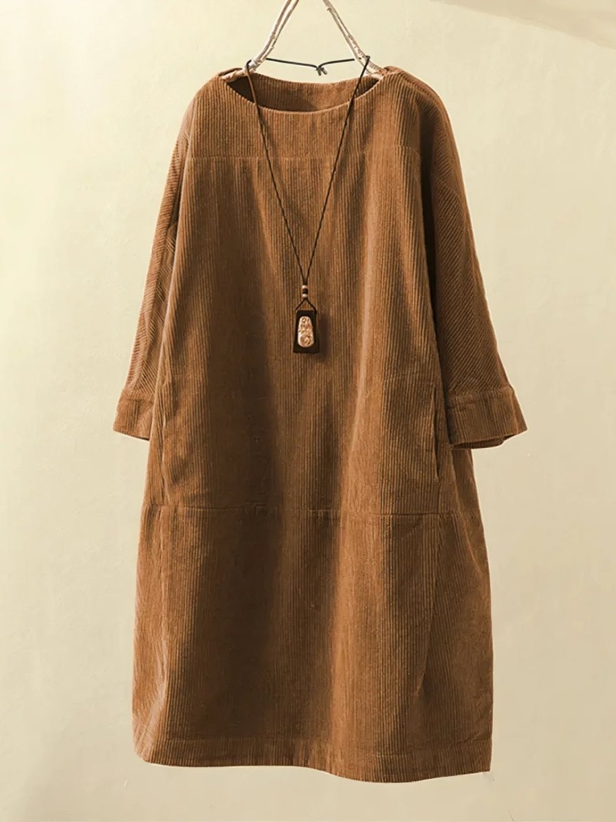 Bridie – Relaxed Fit Corduroy Midi