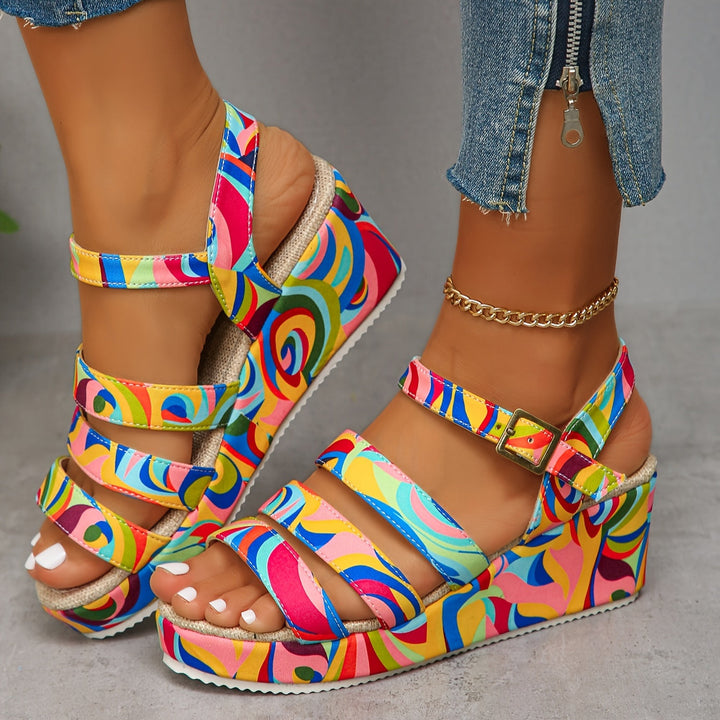 Audrey – Platform Ankle Strap Sandals