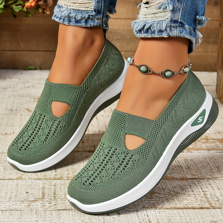 Edna – Knit Slip-On Comfort Sneakers