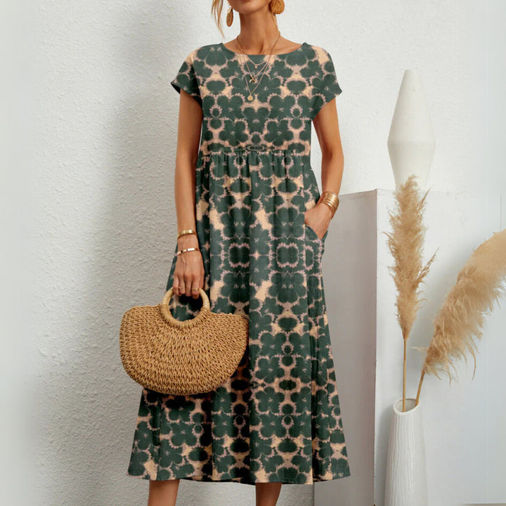 Angela – Breezy Floral Midi Dress