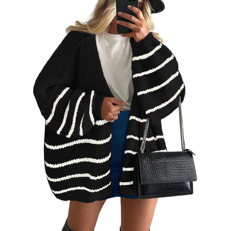 Sheena – Oversized Lantern Sleeve Autumn Knit Cardigan