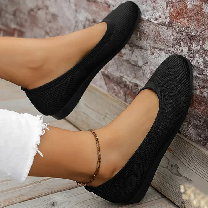 Rosemary – Bicolour Flat Mule