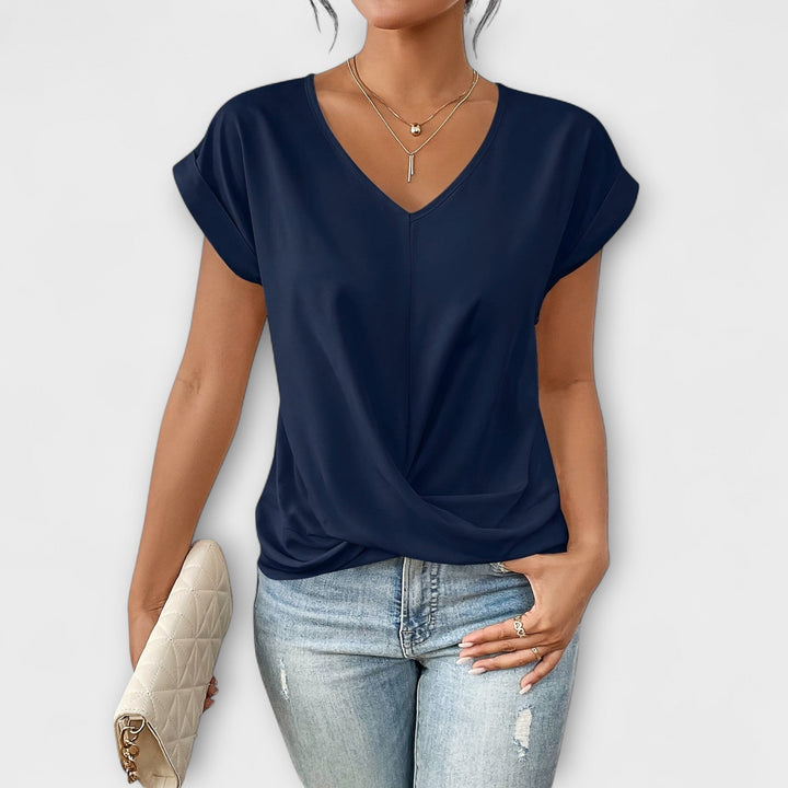 Celeste – Elegant V-Neck Top