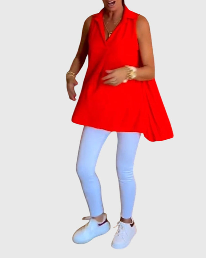 Rosamund – Sleeveless Blouse