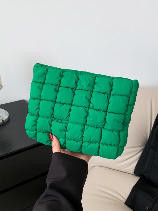Emily – Large Capacity Quilted Zipper Travel Storage Bag