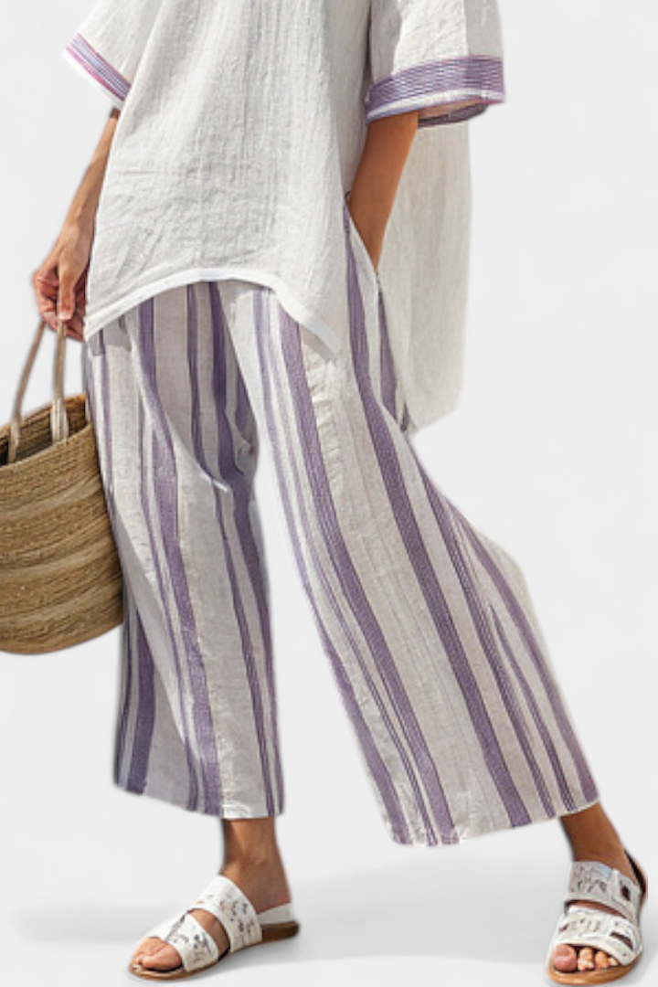 Celeste – Relaxed Linen Blend Two-Piece Set
