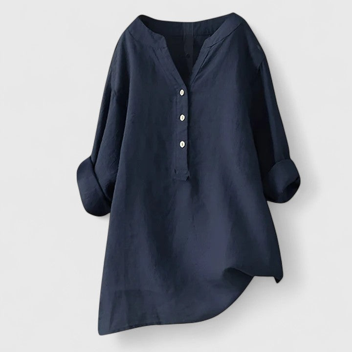 Clementine – Elegant Button-Front Shirt