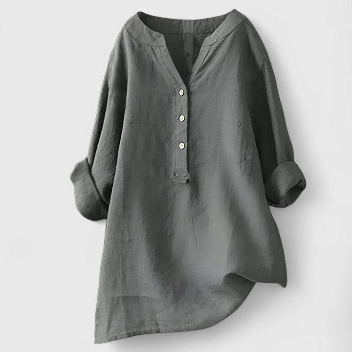 Clementine – Elegant Button-Front Shirt