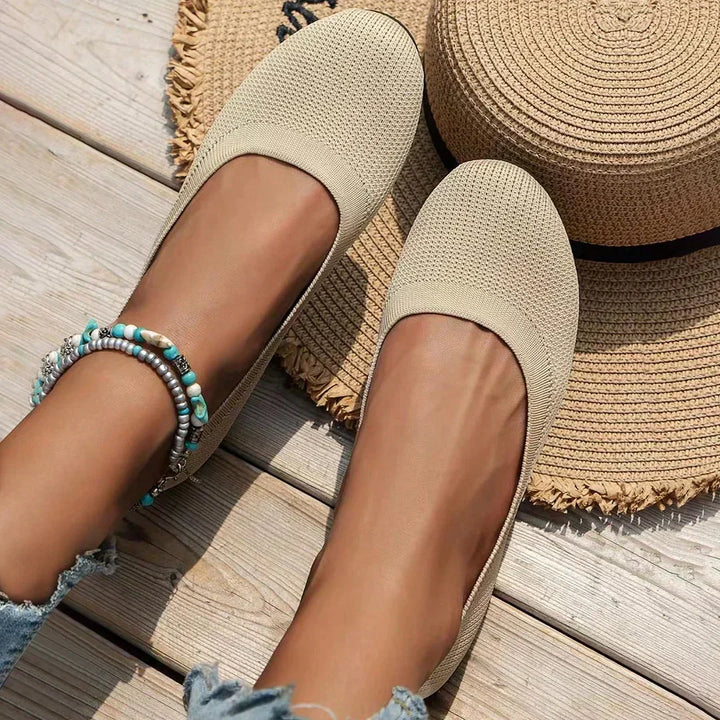 Rosemary – Bicolour Flat Mule