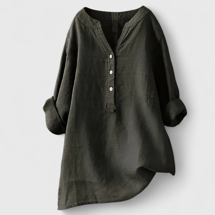 Clementine – Elegant Button-Front Shirt