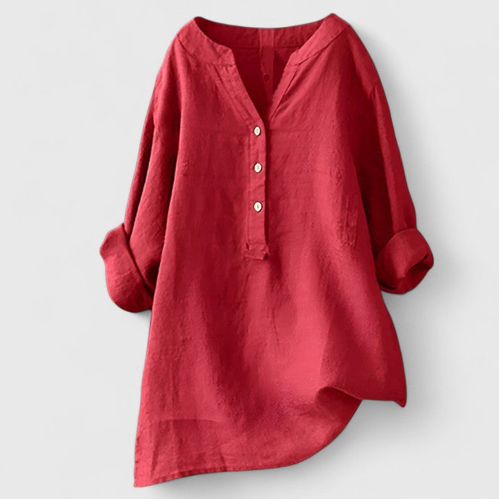 Clementine – Elegant Button-Front Shirt