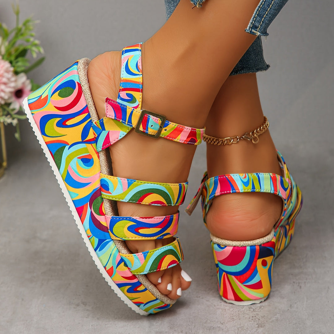 Audrey – Platform Ankle Strap Sandals