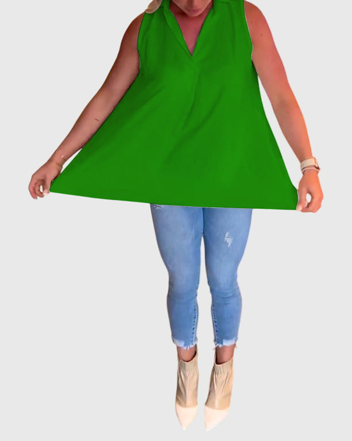 Rosamund – Sleeveless Blouse