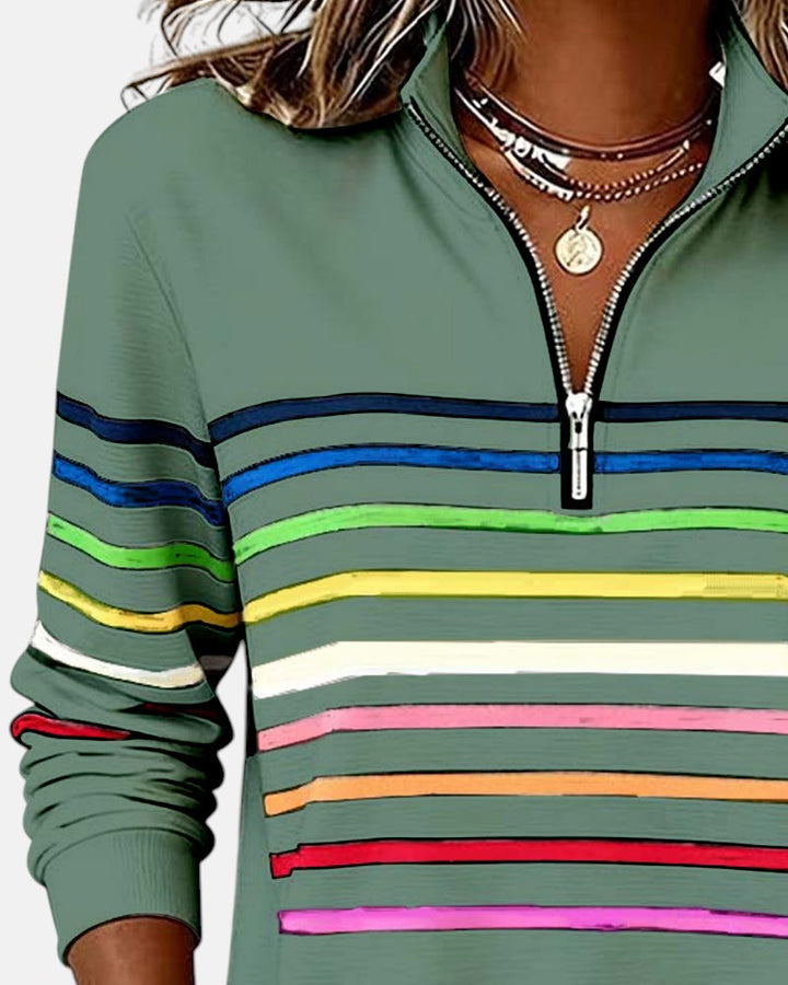 Barbara – Comfortable Striped Jumper