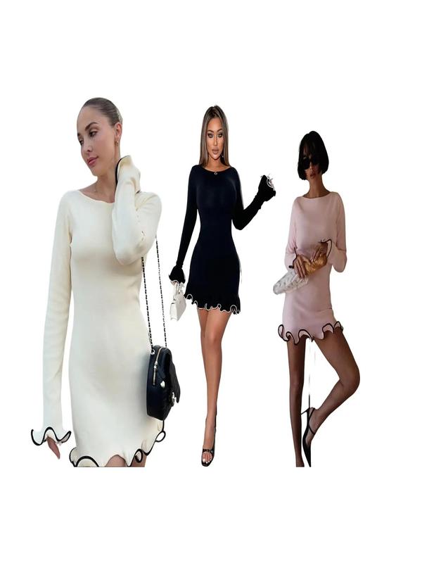 Jean – Stylish Puff Sleeve Mini Dress