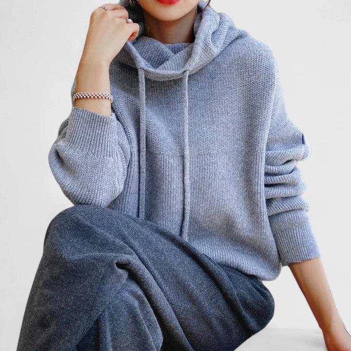 Stella – Cosy Knit Hoodie