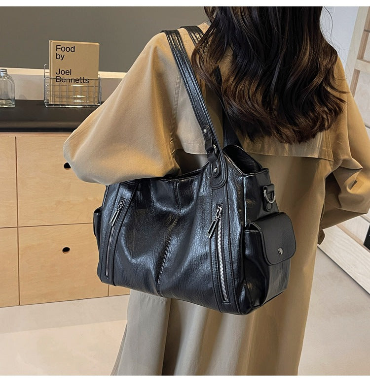 Sally – Classic Leather Tote Bag