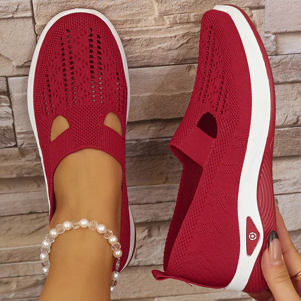 Edna – Knit Slip-On Comfort Sneakers