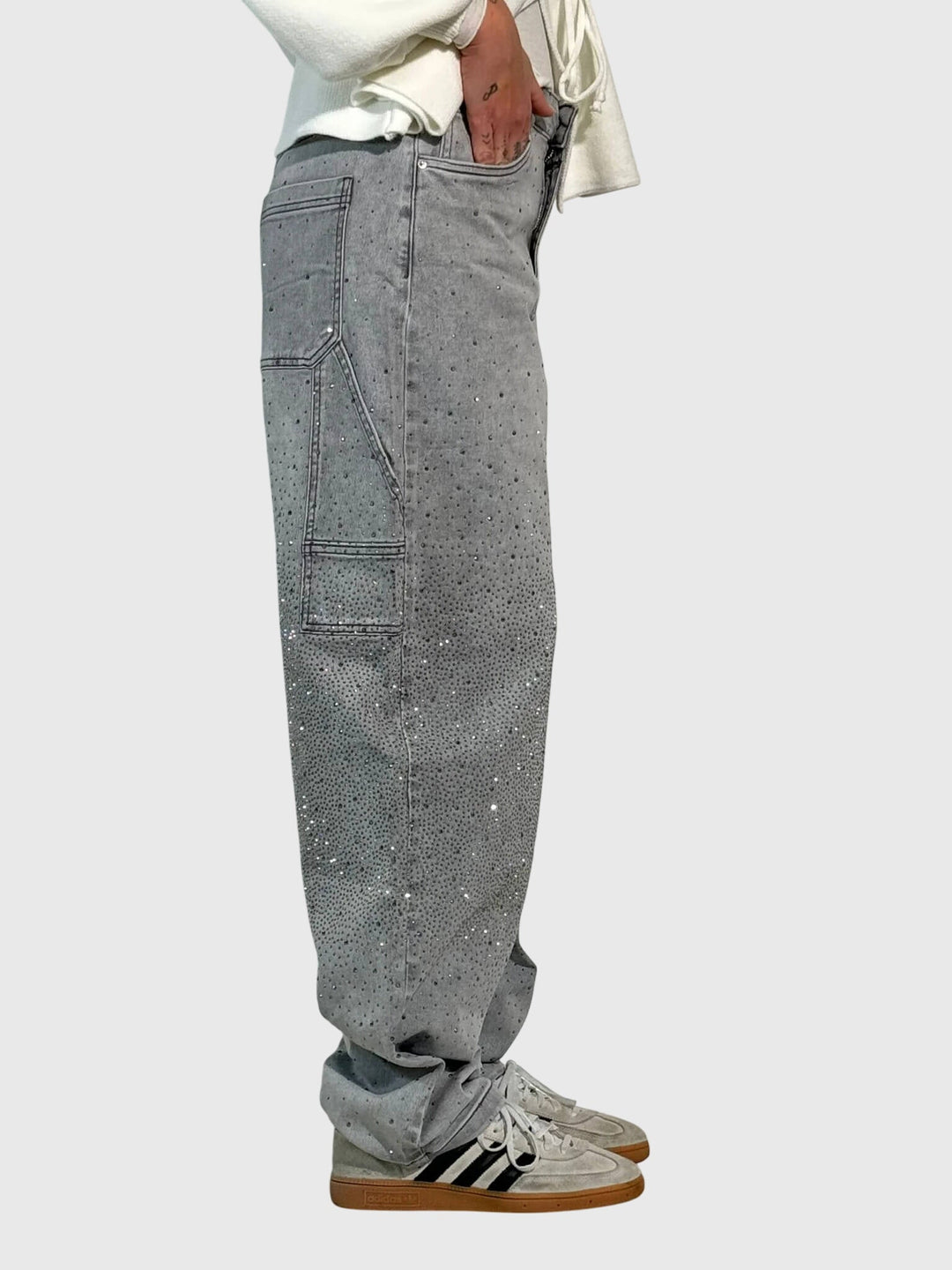 Wilhelmina – Diamond Weave Tailored Pants
