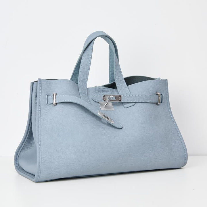 Beverley – Large Capacity Genuine Leather Tote Bag for Work and Travel