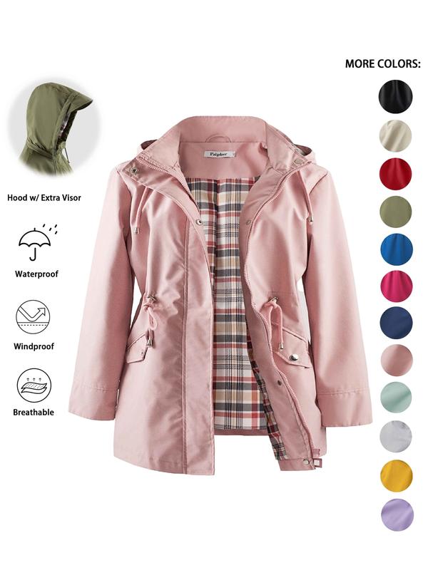 Sheena – Lightweight Hooded Trench Coat