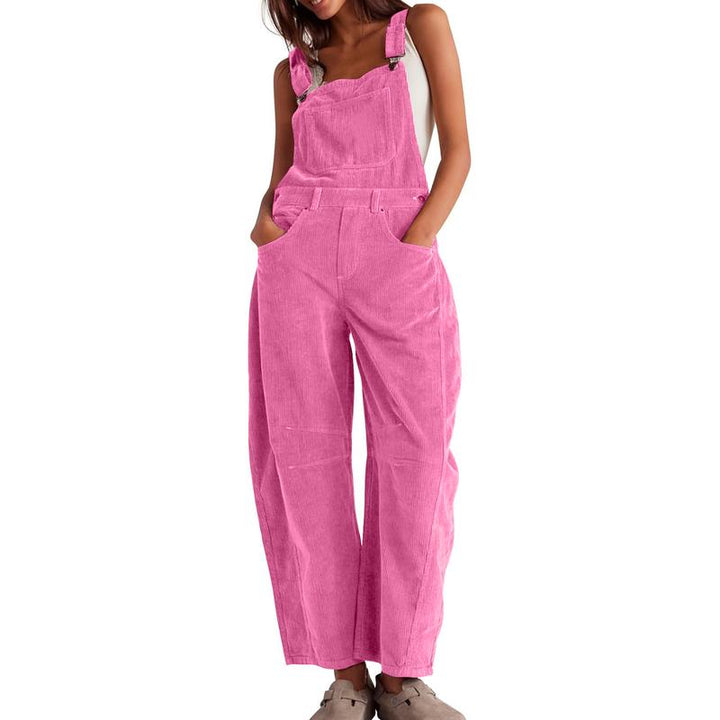 Sonia – Casual Round Neck Crop Top and Drawstring High Waist Pants Set