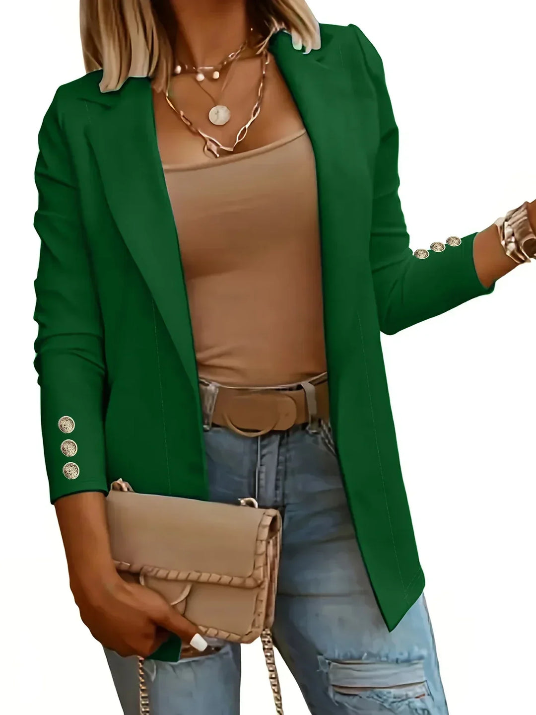 Teresa – Classic Leather Moto Jacket