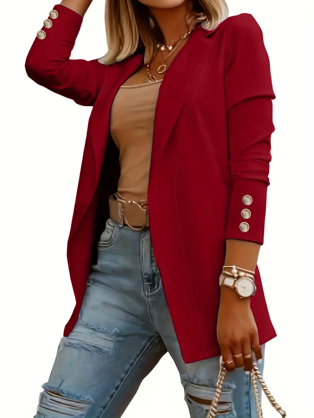 Teresa – Classic Leather Moto Jacket