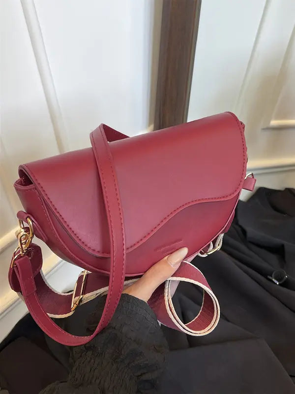 Jean – Simple Small Satchel Versatile Flip Cover Crossbody Shoulder Bag