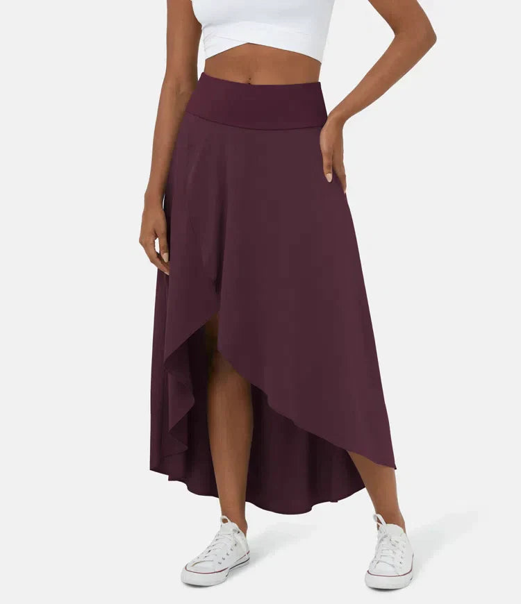Amelie – Elegant Asymmetric Midi Skirt