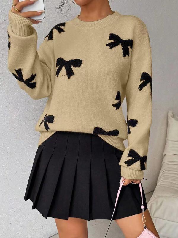Jill – Casual Long Sleeve Round Neck Sweater