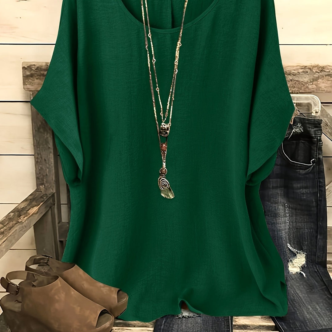 Sienna – Relaxed Batwing Sleeve Casual Top