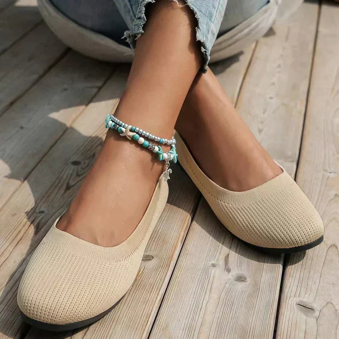 Rosemary – Bicolour Flat Mule