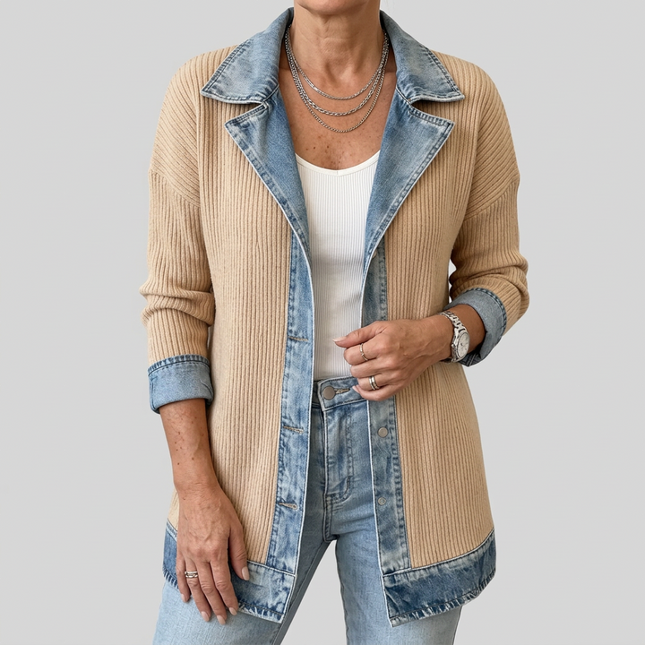 Margaret | Layered Knit Jacket