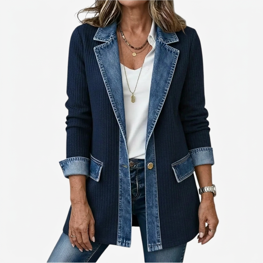 Margaret | Layered Knit Jacket