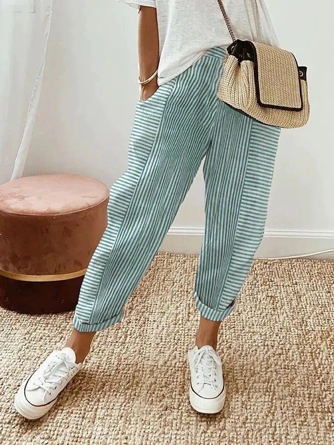 Sylvia – Striped Trousers