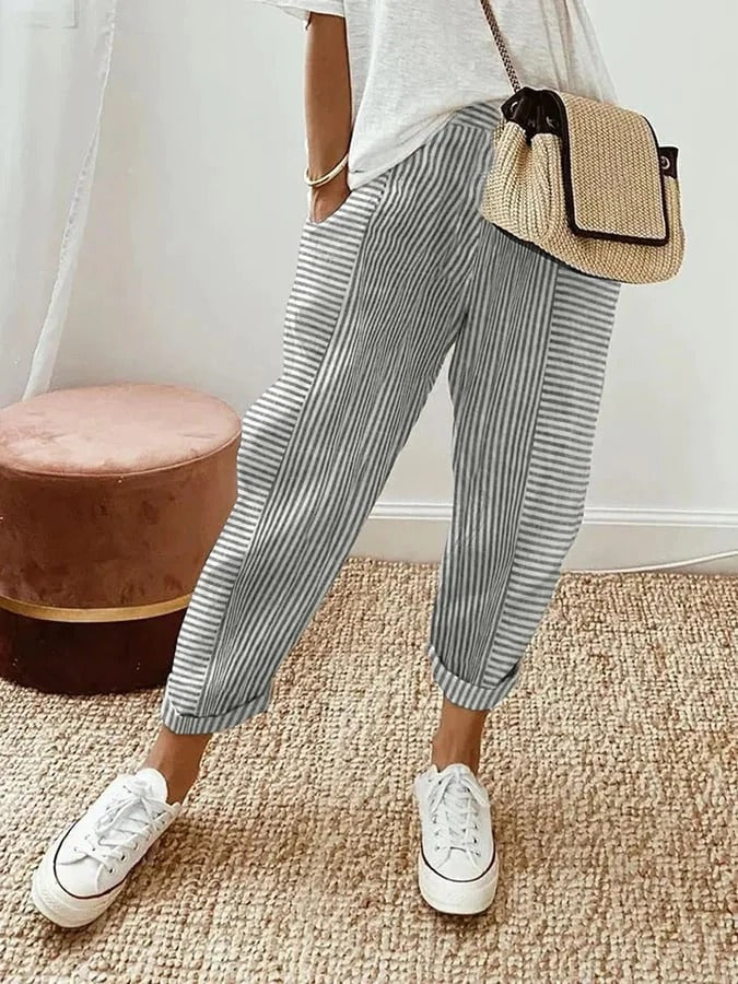 Sylvia – Striped Trousers