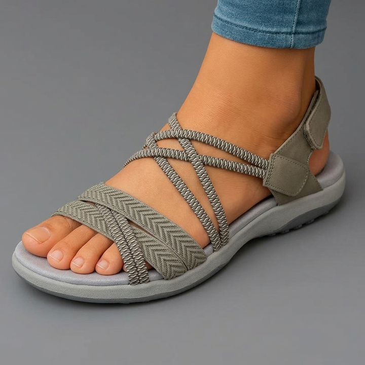 Helena – Cross Strap Comfort Sandals
