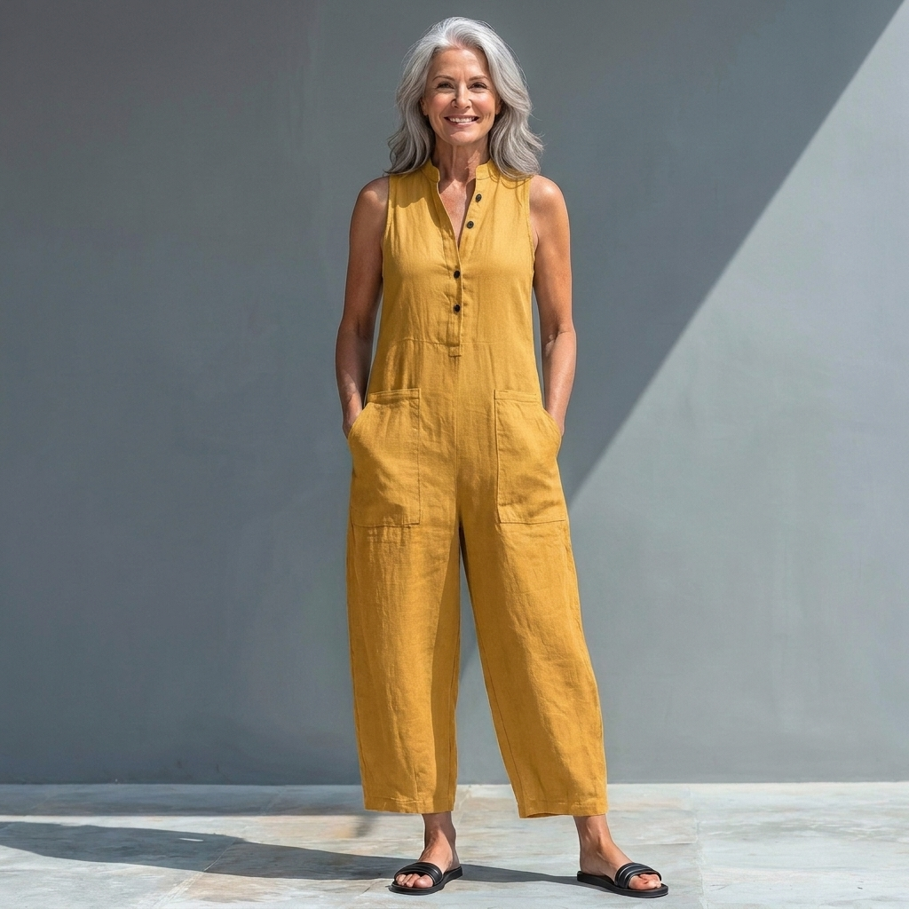 Margery – Relaxed Sleeveless Jumpsuit