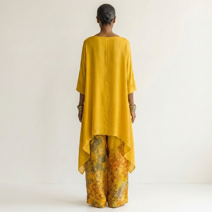 Rosemary – Asymmetric Tunic and Wide Leg Trouser Two Piece Set