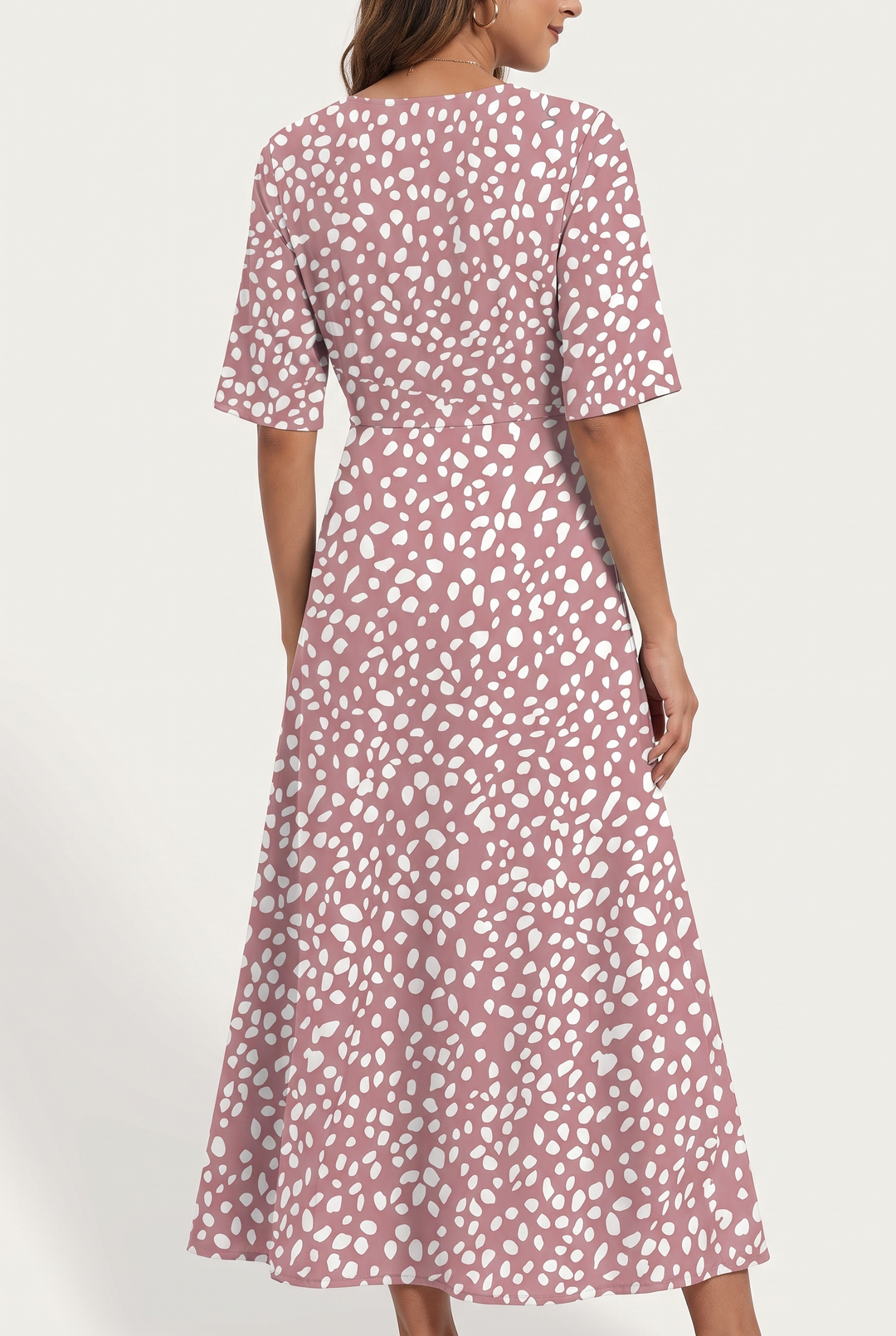 Beverley – Spot Print Midi Dress
