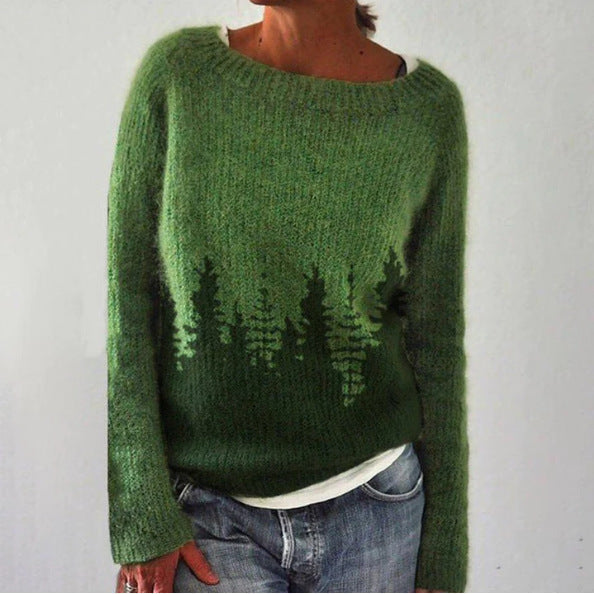 Laurie – Forest Knit Sweater