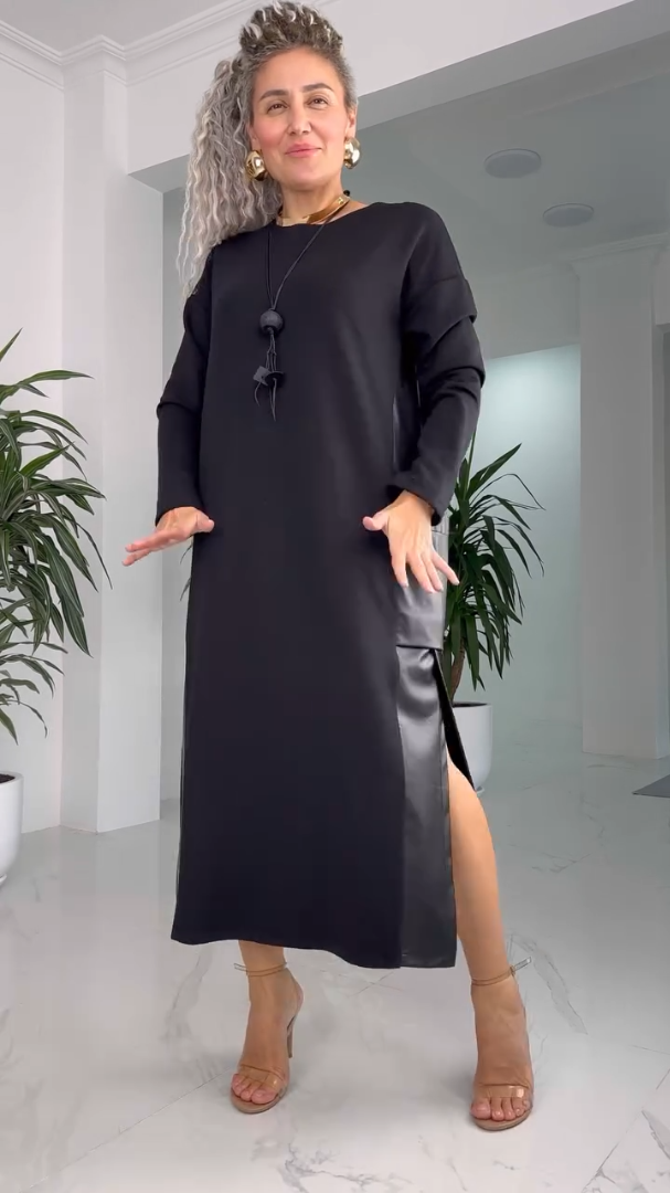 Marilyn – Classic Minimalist Midi Dress