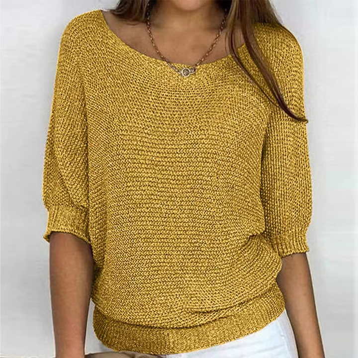 Venetia – Lightweight Summer Top with Three-Quarter Sleeves