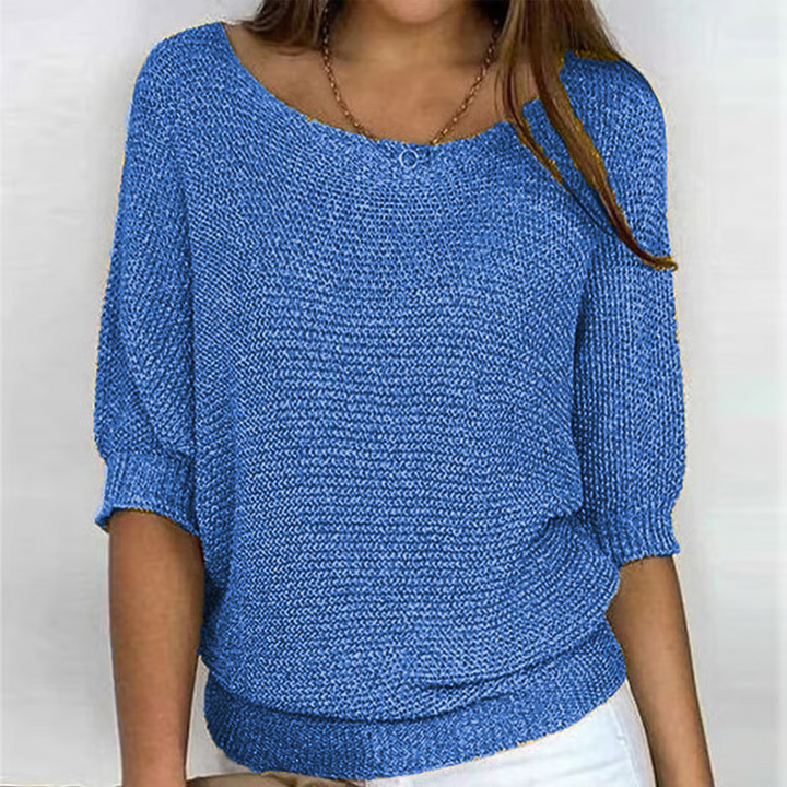 Venetia – Lightweight Summer Top with Three-Quarter Sleeves