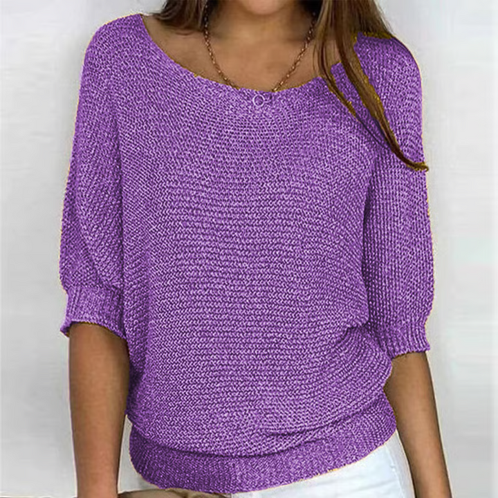 Venetia – Lightweight Summer Top with Three-Quarter Sleeves