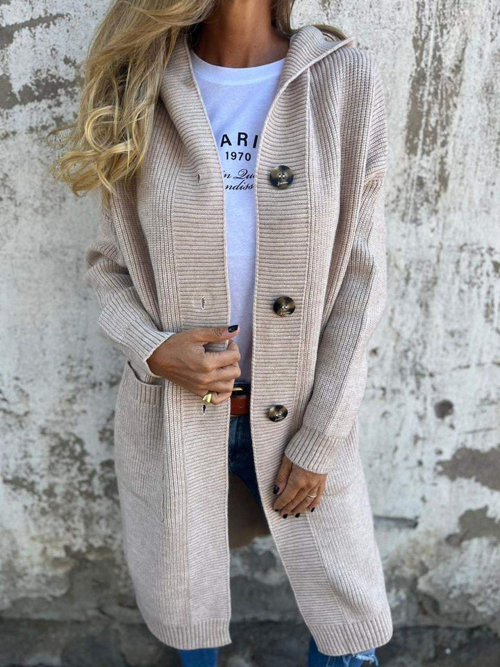 Veronica – Chic Long Knit Cardigan