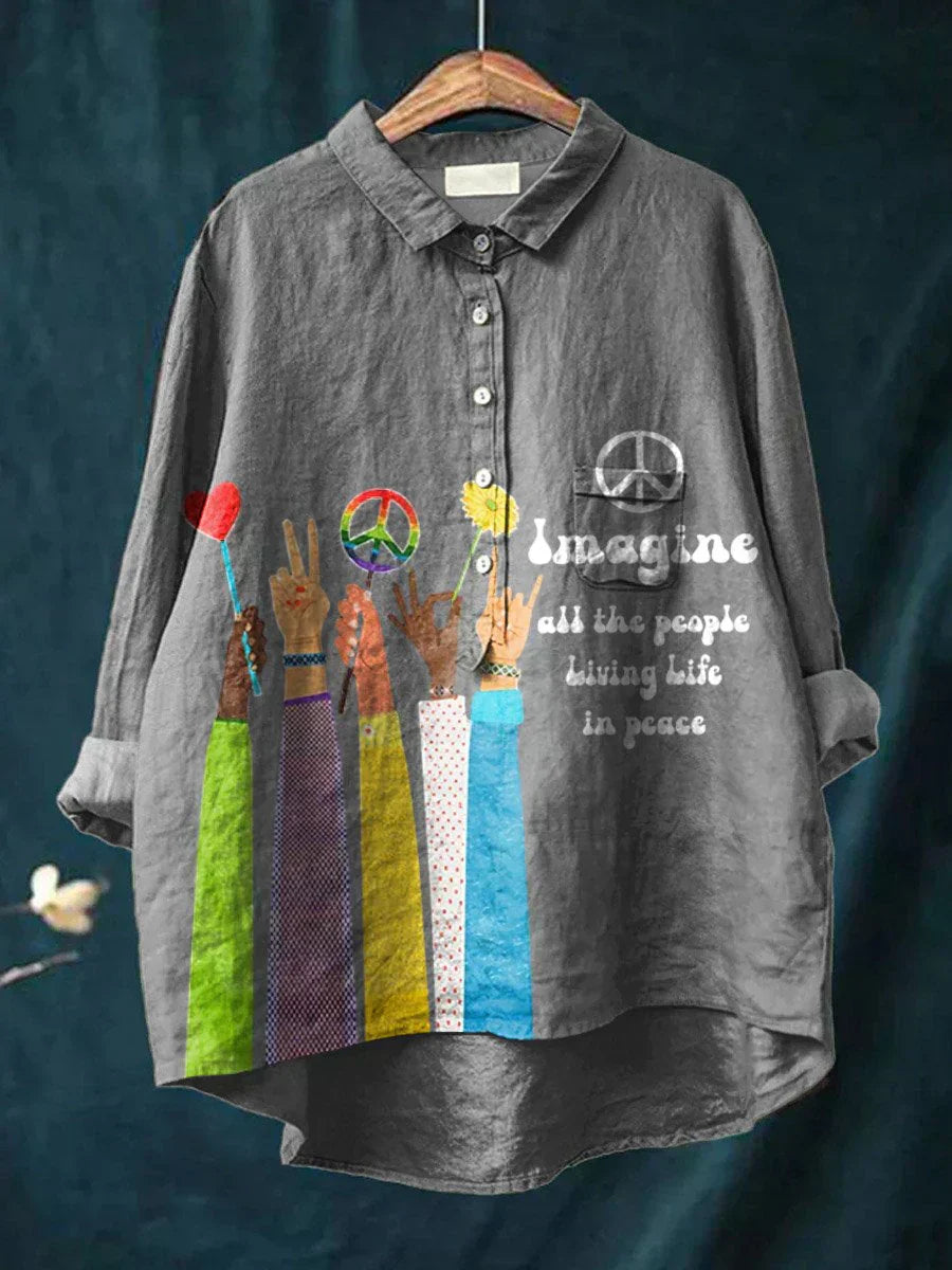 Claudine – Serene Art Shirt
