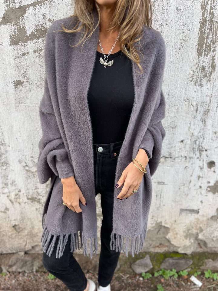 Teresa – Elegant Drape Cardigan