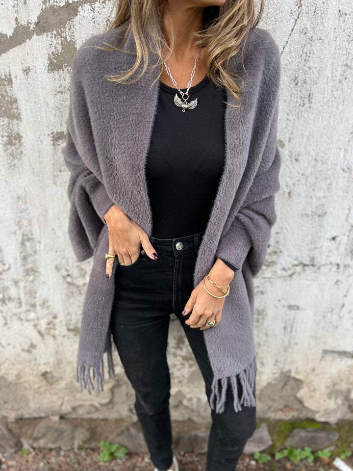 Teresa – Elegant Drape Cardigan